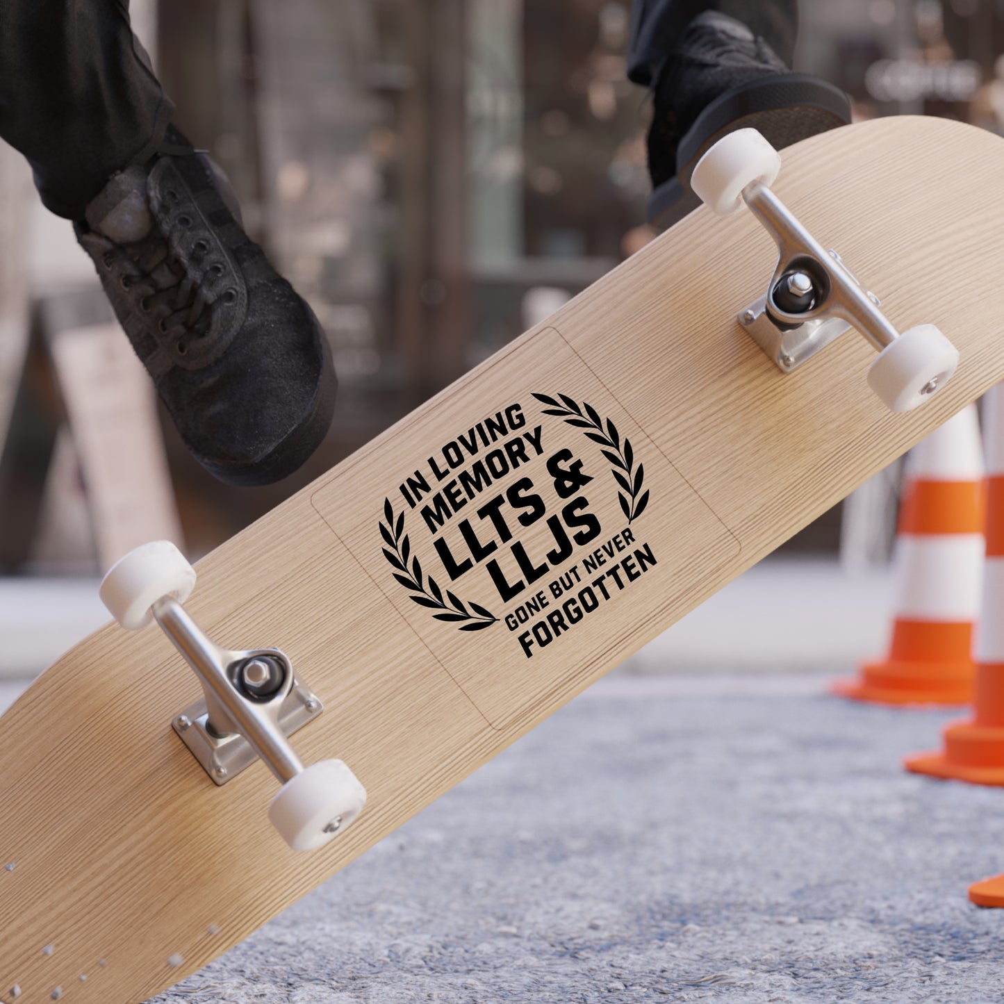 Memorial Die-Cut Sticker — "In Loving Memory LLTS & LLJS" Outdoor Vinyl