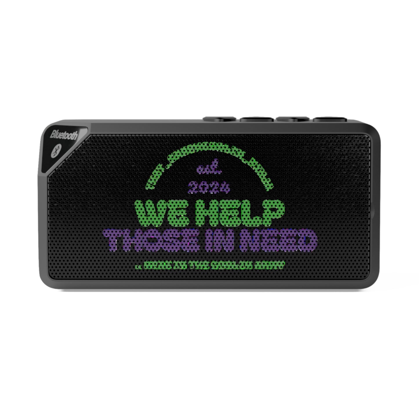 Goblin Army Green & Purple ‘Jabba’ Graphic Bluetooth Portable Speaker