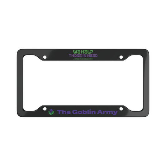 Goblin Army License Plate Frame