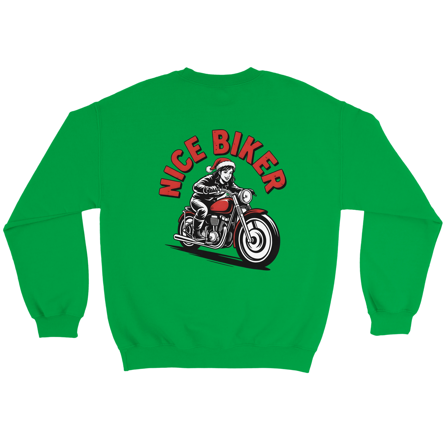 Naughty/Nice Biker Crewneck Sweatshirt