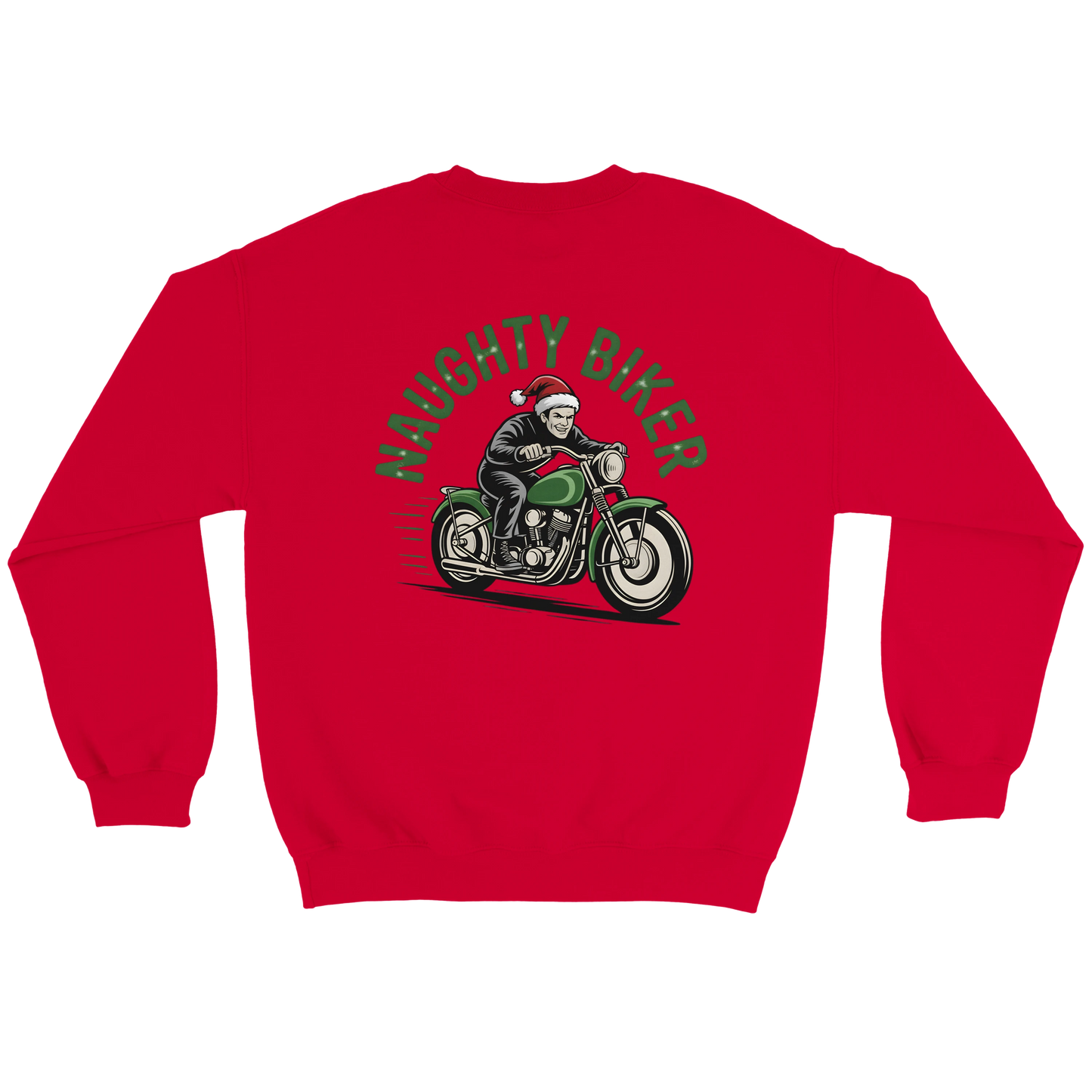Naughty/Nice Biker Crewneck Sweatshirt