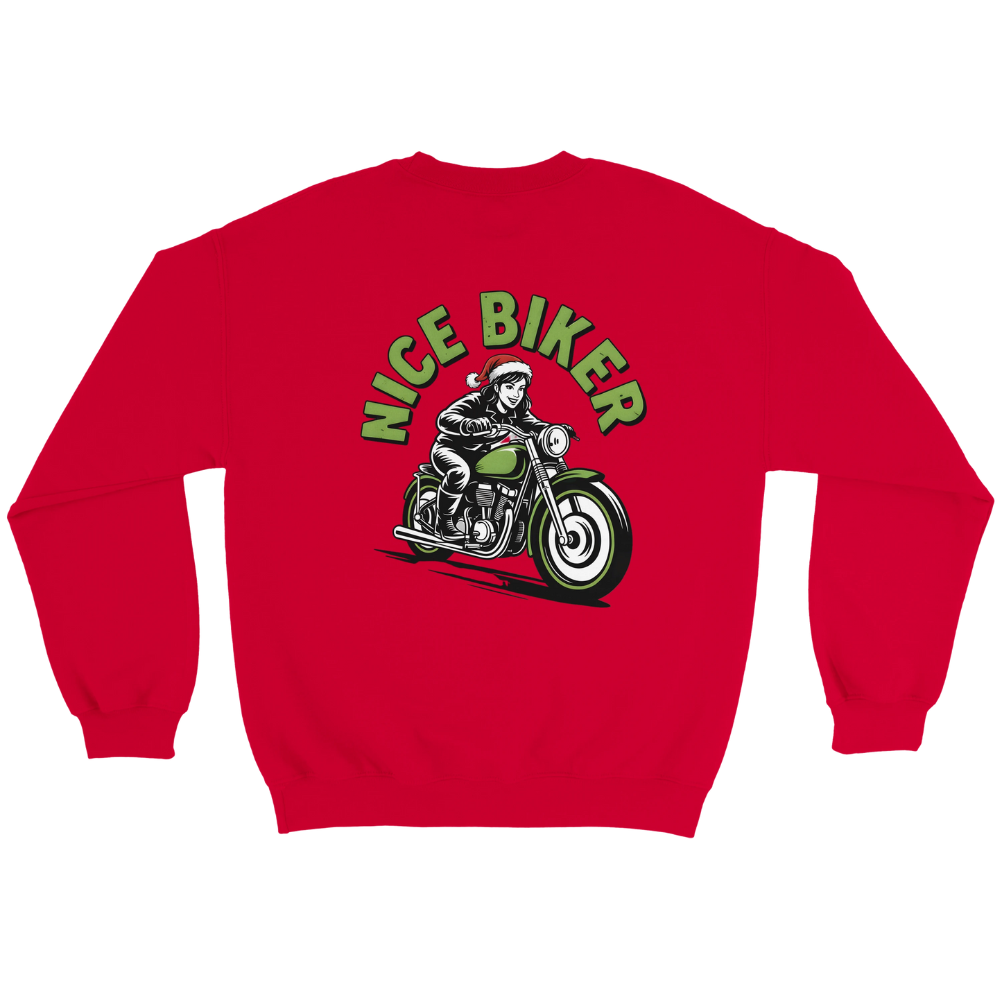 Naughty/Nice Biker Crewneck Sweatshirt